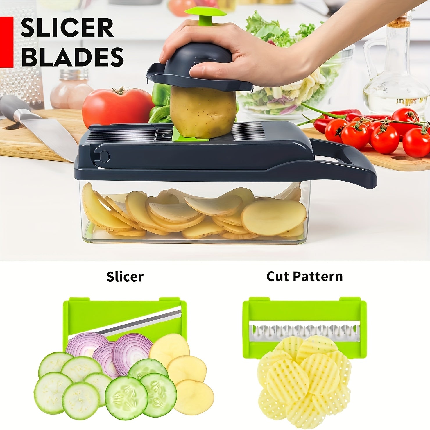 QuickChef Pro™ 16-in-1 Vegetable Chopper