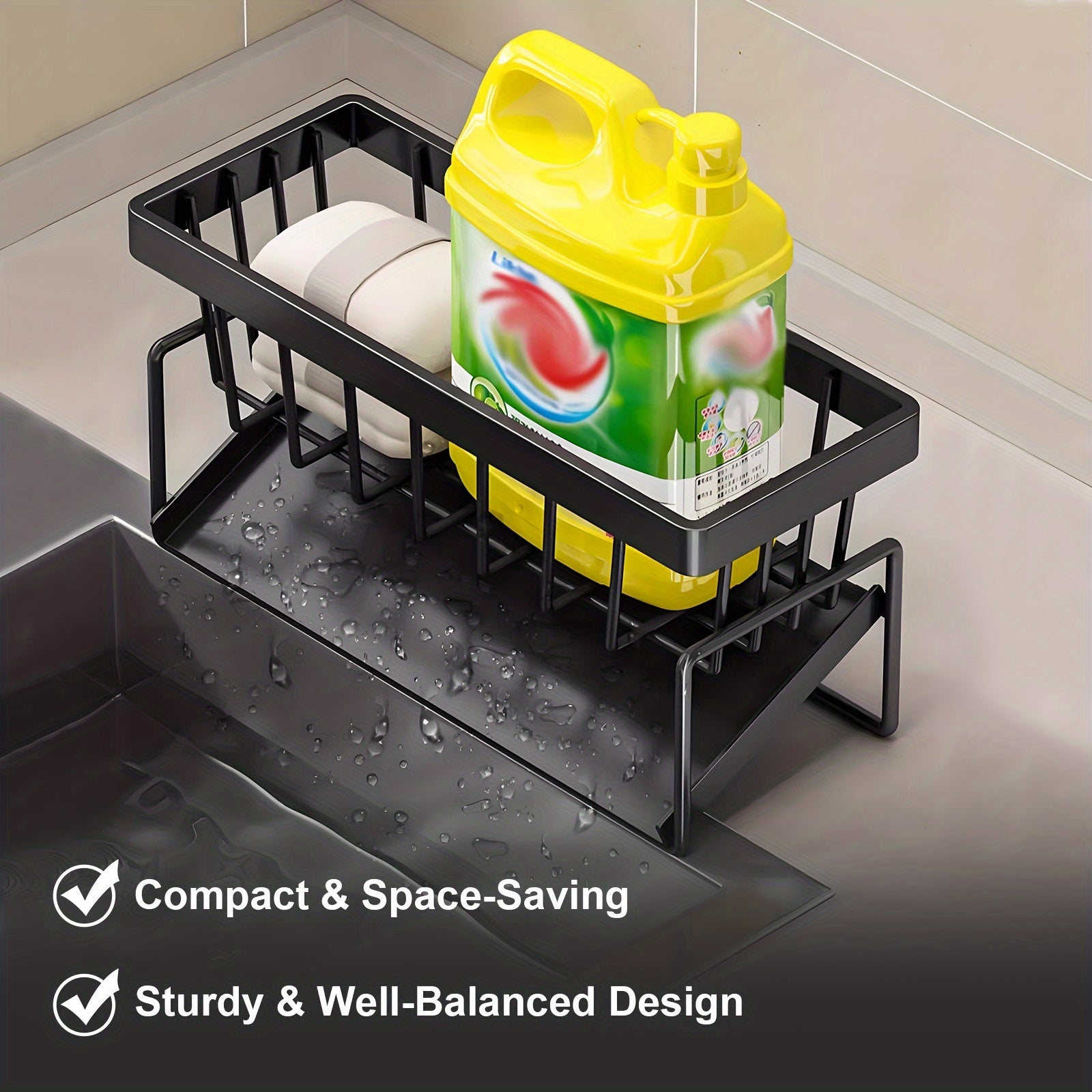 🧽 SinkPro™ No-Drill Kitchen Sink Organizer