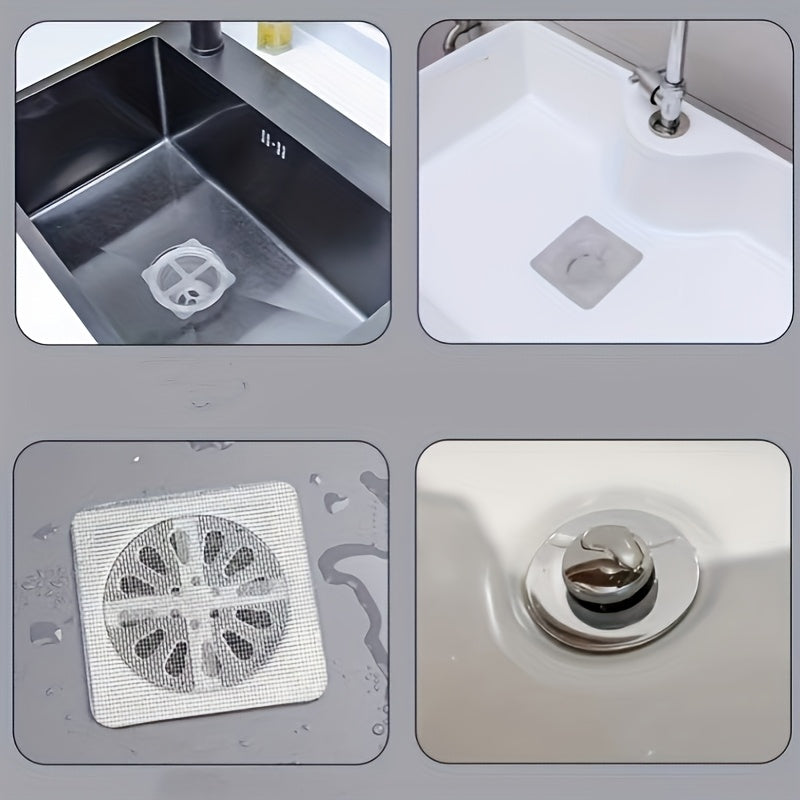 🚿 DrainGuard™ Hair Catcher Stickers