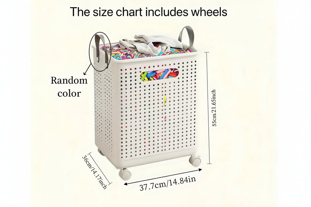 🧺✨ EasyMove™ Laundry Hamper