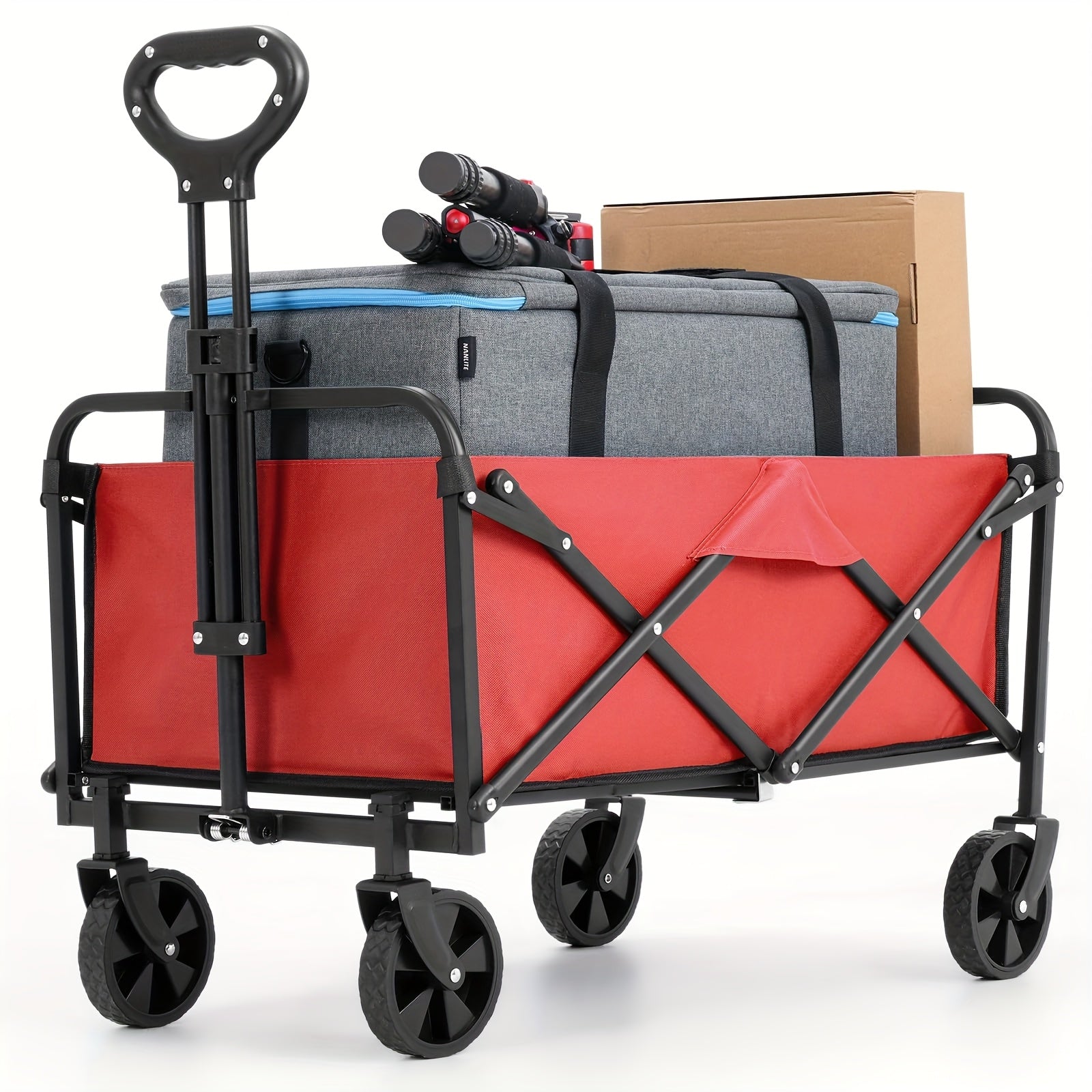 🛒 TitanHaul™ All-Terrain Folding Utility Cart