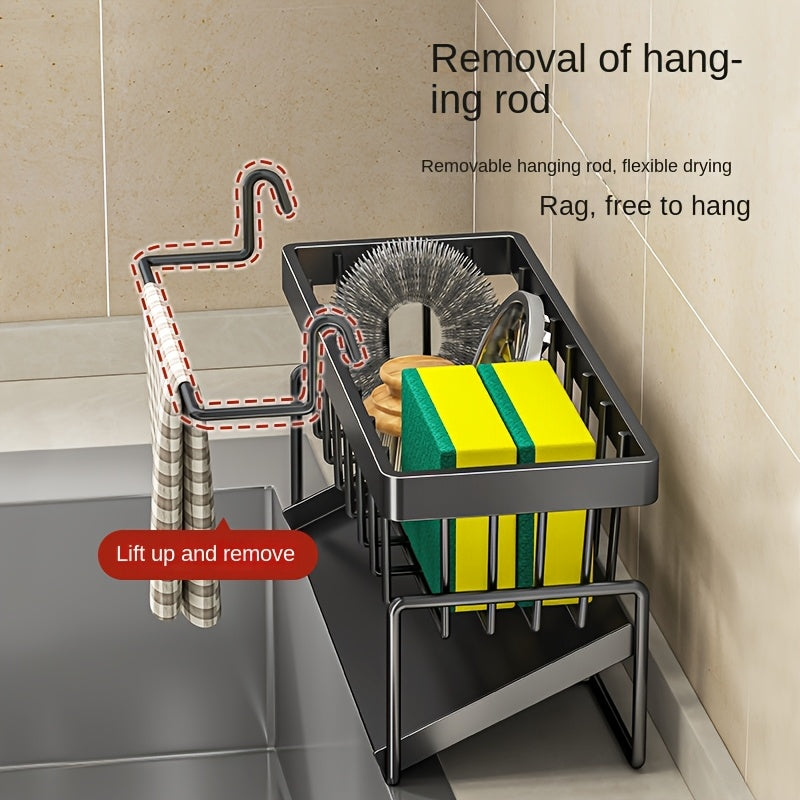 🧽 SinkPro™ No-Drill Kitchen Sink Organizer