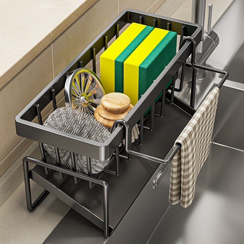 🧽 SinkPro™ No-Drill Kitchen Sink Organizer